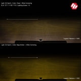 S2 Sport Black Flush Mount LED Light Pod (Wide Cornering; Baja Amber)