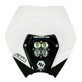 Squadron Sport (D/C) Headlight Kit W/ Shell - '11-13 250 SX-F/250 XC-F/250 XCF-W; '12-13 350 EXC-F; '11-13 350 SX-F/350 XC-F; '12-13 350 XCF-W; '08-12 450 XC-W; '12-13 500 EXC (Driving/Combo; Clear)