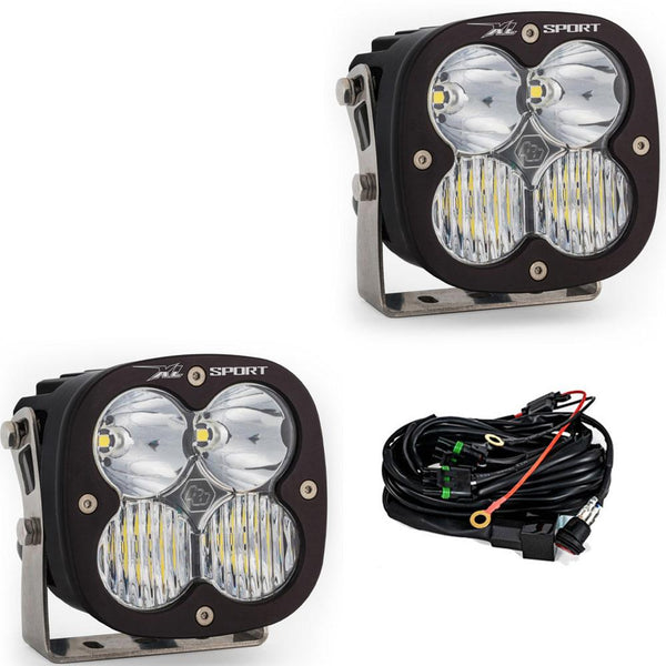 XL Sport LED Light Pod Pair (Driving/Combo; Clear)