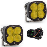 XL Sport LED Light Pod Pair (Wide Cornering; Baja Amber)