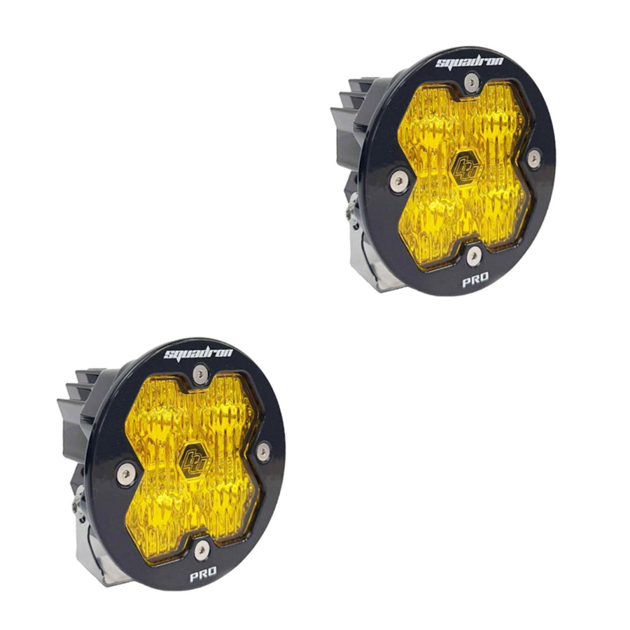 Squadron-R 2.0 Pro  Pair  LED Wide Cornering  Baja Amber  No Harness