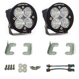 Squadron-R Pro Fog Pocket Kit - '10-18 Wrangler JK; W/ Standard OE Bumper (Wide Cornering; Clear)