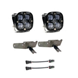 Squadron SAE Fog Pocket Kit - '99-10 F-250/350 Super Duty (SAE Fog; Clear)