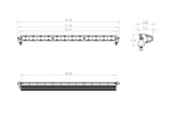 S8 Straight LED Light Bar (30 Inch; Spot; Clear)