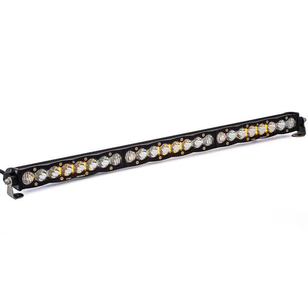 S8 Straight LED Light Bar (30 Inch; Driving/Combo; Clear)