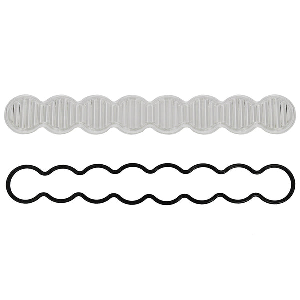 S8 Light Bar Lens Kit (10 Inch; Wide Cornering; Clear)