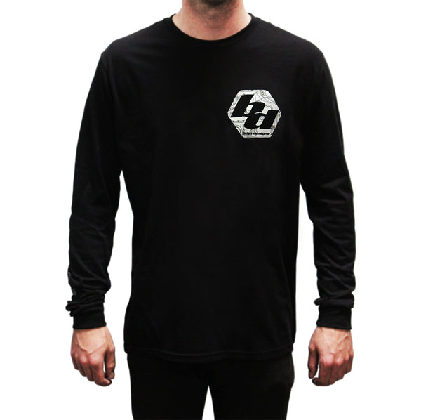 Baja Designs Mens Long Sleeve Shirt (Size XL; Black)
