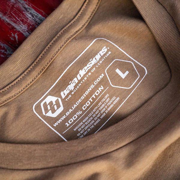 Baja Designs Explorer T-Shirt (Size S; Sand)