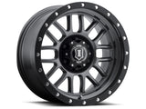 ICON ALLOYS ALPHA GUN MTL - 17 X 8.5 / 6 X 5.5 / 0MM / 4.75" BS