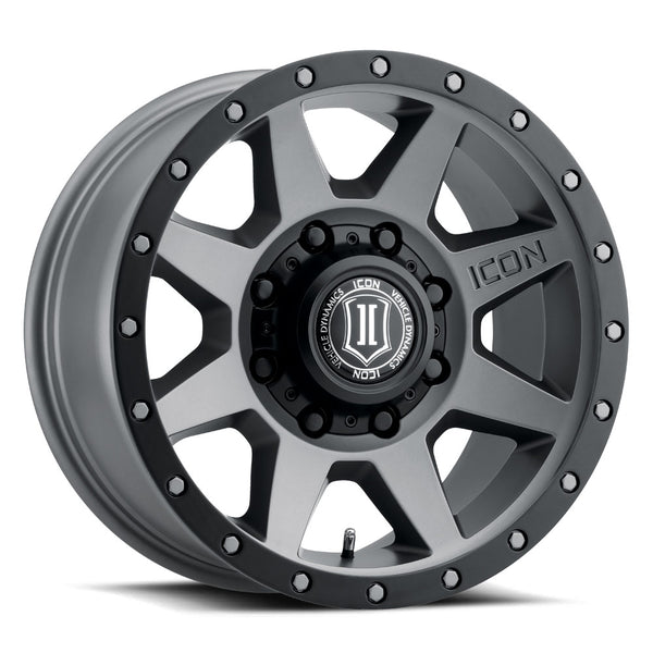ICON ALLOYS REBOUND HD TITANIUM -18 X 9 / 8 X 180 / 12MM / 5.5" BS