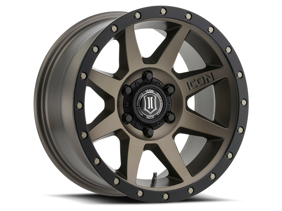 ICON Alloys Rebound Bronze 18 X 9 / 6 X 5.5 25mm Offset 6" BS