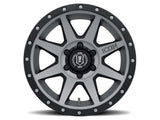 ICON Alloys Rebound Titanium 18 X 9 / 6 X 5.5 25mm Offset 6" BS