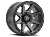 ICON Alloys Rebound Titanium 17 X 8.5 / 6 X 5.5 25mm Offset 5.75" BS