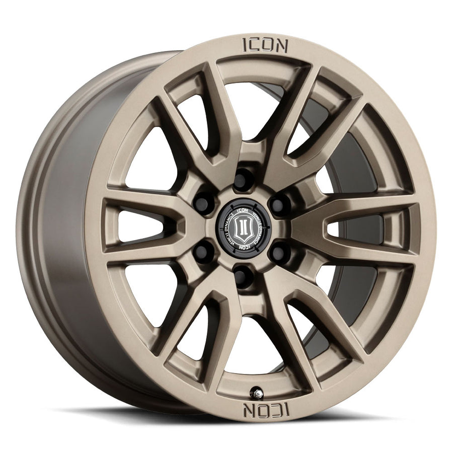 ICON ALLOYS VECTOR 6 BRONZE - 17 X 8.5 / 6 X 120 / 0MM / 4.75" BS