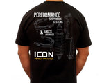 ICON RD TEE BLACK - LARGE