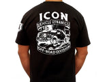 ICON WESTERN TEE BLACK - XXXLARGE