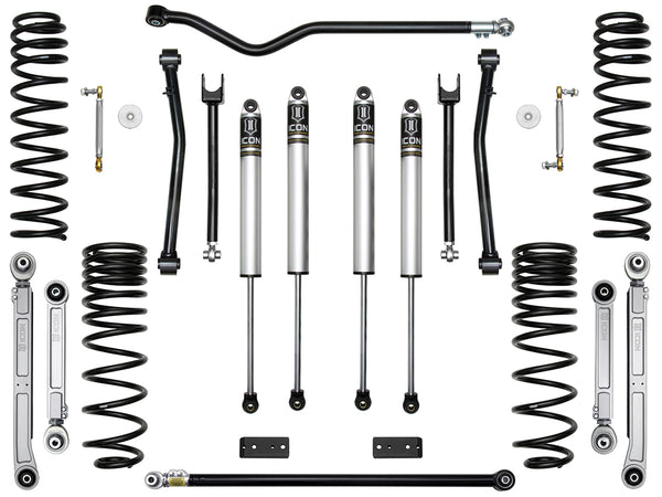 20-UP JEEP GLADIATOR 2.5" STAGE 5 SUSPENSION SYSTEM (BILLET)