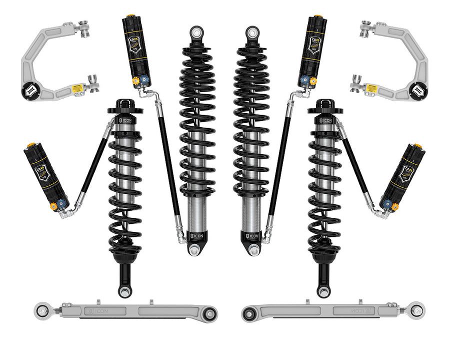 ICON 2021-2023 Ford Bronco Sasquatch 2-3" Lift Stage 6 Suspension System CDXS Billet