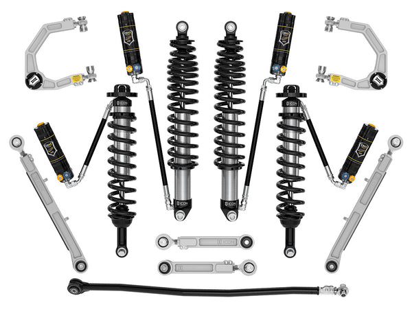 ICON 2021-2023 Ford Bronco Sasquatch 2-3" Lift Stage 7 Suspension System CDXS Billet Heavy Rate Rear Spring