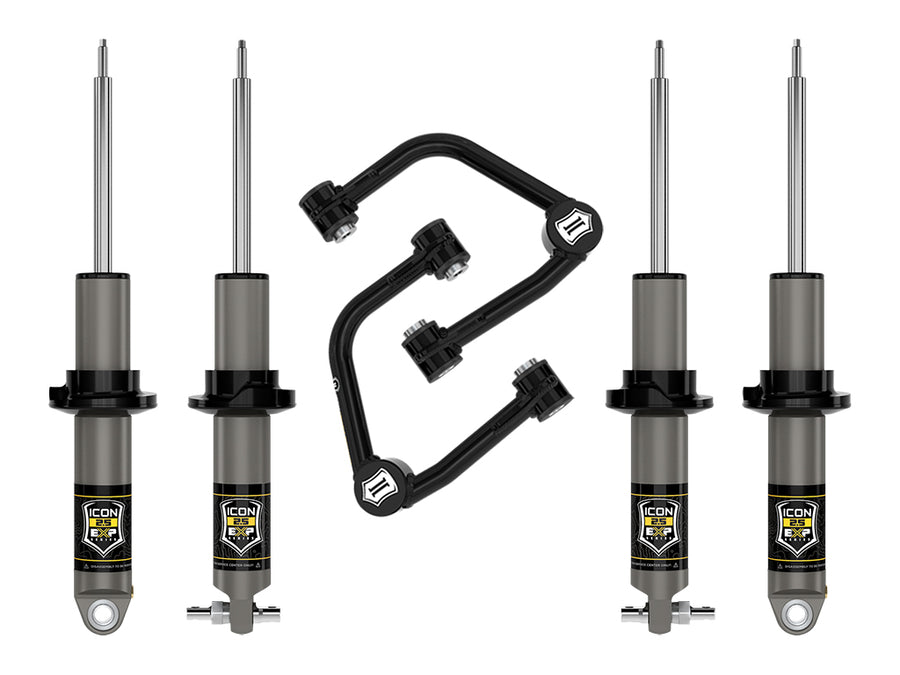 ICON 21-23 Bronco HOSS 1.0 Pkg 1.375-3" Lift Stage 2 Suspension System Tubular