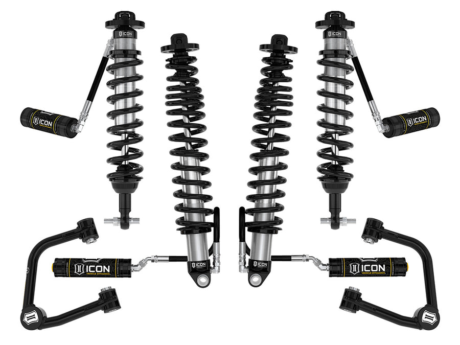 ICON 2021-2023 Ford Bronco Non-Sasquatch 3-4" Lift Stage 4 Suspension System Tubular Heavy Rate Rear Spring