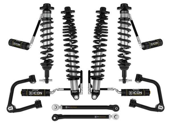 ICON 2021-2023 Ford Bronco Sasquatch 2-3" Lift Stage 5 Suspension System Tubular Heavy Rate Rear Spring