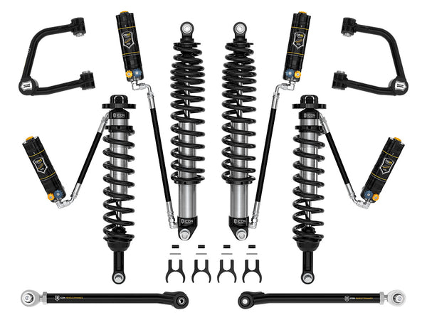 ICON 2021-2023 Ford Bronco Non-Sasquatch 3-4" Lift Stage 6 Suspension System CDXS Tubular Heavy Rate Rear Spring