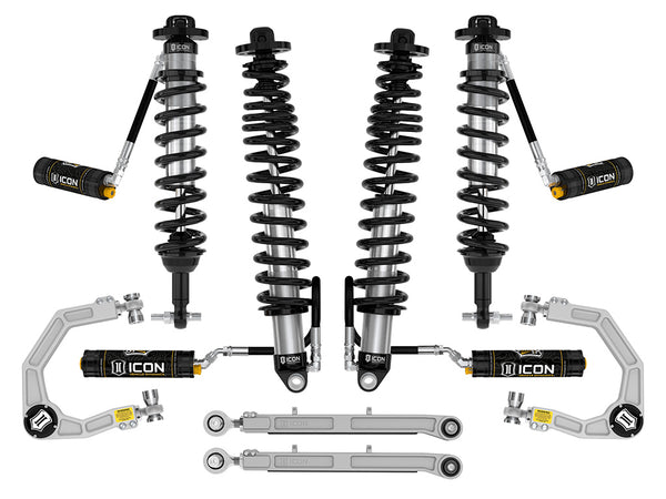 ICON 2021-2023 Ford Bronco Sasquatch 2-3" Lift Stage 6 Suspension System CDCV Billet Heavy Rate Rear Spring