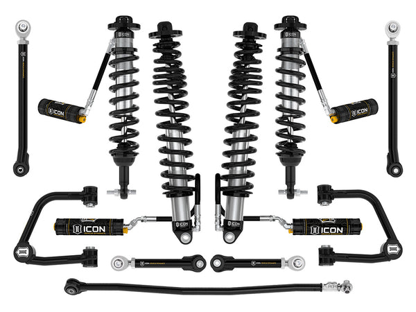 ICON 2021-2023 Ford Bronco Non-Sasquatch 3-4" Lift Stage 7 Suspension System CDCV Tubular Heavy Rate Rear Spring