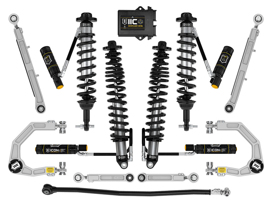 ICON 2021-2023 Ford Bronco Sasquatch 2-3" Lift Stage 8 Suspension System Billet