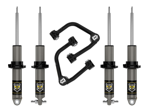 ICON 2021-2023 Ford Bronco HOSS 2.0 Pkg 0-2" Lift Stage 2 Suspension System Tubular