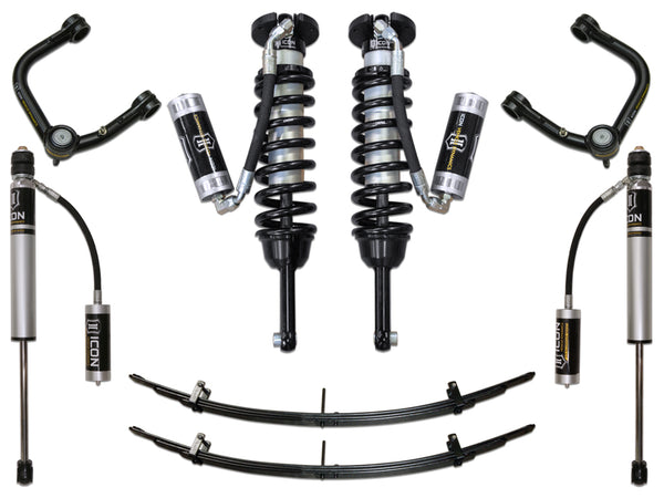 ICON 2005-2015 Toyota Tacoma 0-3.5" Lift/2016-2023 Tacoma 0-2.75" Lift Stage 4 Suspension System Tubular UCA
