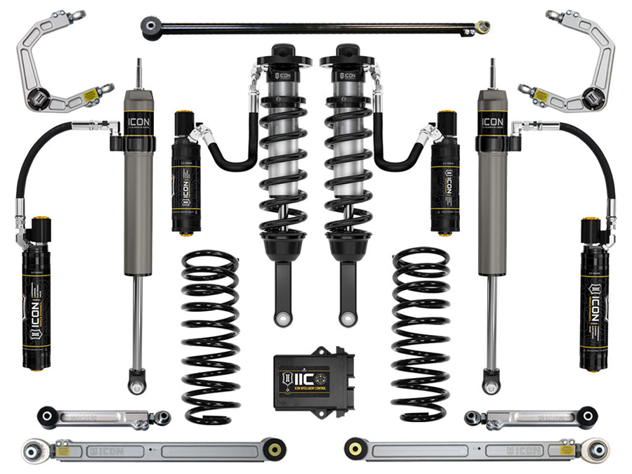 ICON 2010-2024 Toyota 4Runner 0-3.5" Lift Stage 9 Suspension System Billet UCA