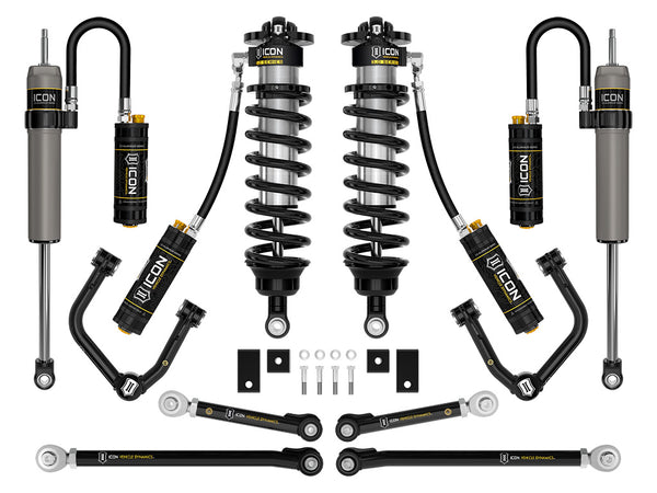 ICON 2022-2025 Toyota Tundra 2-3.25" Lift Stage 1 3.0 Suspension System Tubular CDCV