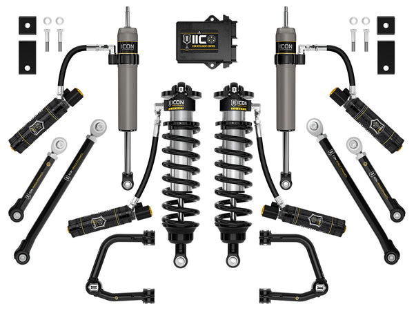 ICON 2022-2025 Toyota Tundra 2-3.25" Lift Stage 4 3.0 Suspension System Tubular