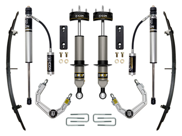 ICON 2005-2023 Toyota Tacoma 0-2" Lift Stage 3 EXP Suspension System Billet UCA