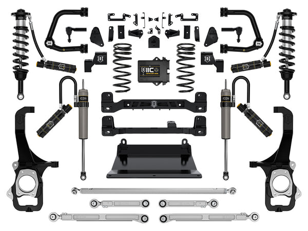 ICON 2022-2024 Toyota Tundra 6" Lift Stage 9 Suspension System Tubular