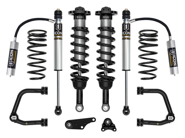 ICON 2024-2025 Toyota Tacoma 1.25-3" Lift Stage 3 Suspension System Tubular Triple Rate Rear Springs
