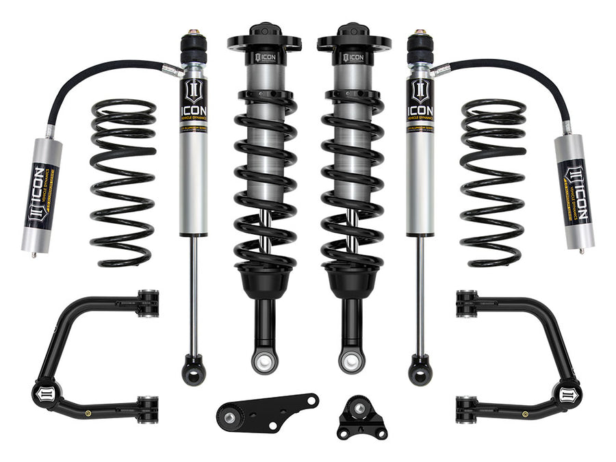 ICON 2024-2025 Toyota Tacoma 1.25-3" Lift Stage 3 Suspension System Tubular Triple Rate Rear Springs