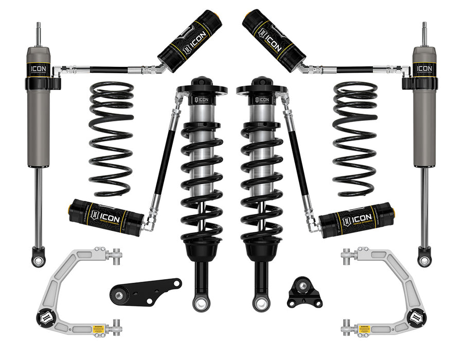 ICON 2024-2025 Toyota Tacoma 1.25-3" Lift Stage 4 Suspension System Billet Triple Rate Rear Springs