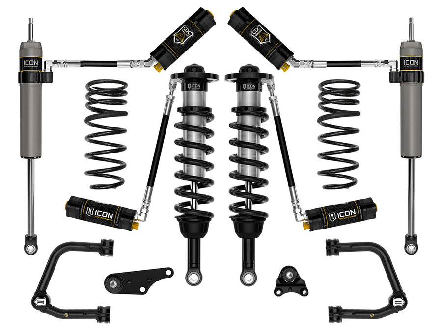 ICON 2024-2025 Toyota Tacoma 1.25-3" Lift Stage 5 Suspension System Tubular Triple Rate Rear Springs