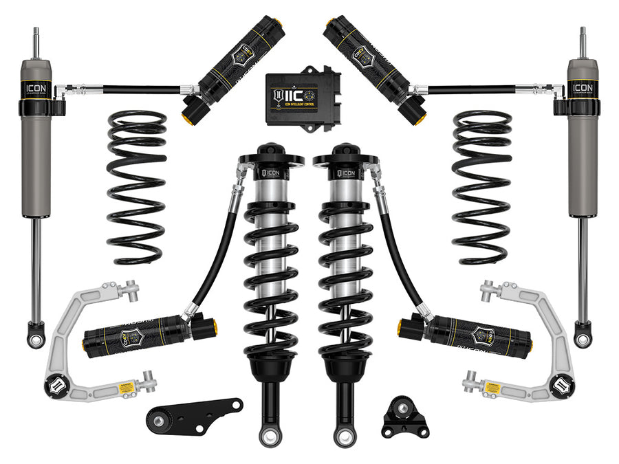 ICON 2024-2025 Toyota Tacoma 1.25-3" Lift Stage 6 Suspension System Billet Overland Rear Springs