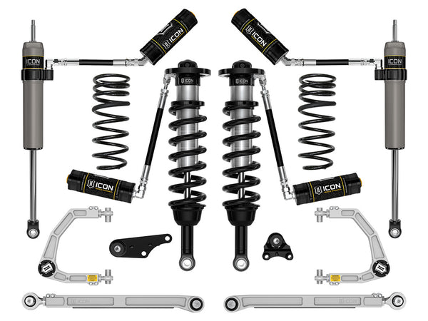 ICON 2024-2025 Toyota Tacoma 1.25-3" Lift Stage 7 Suspension System Billet Overland Rear Springs