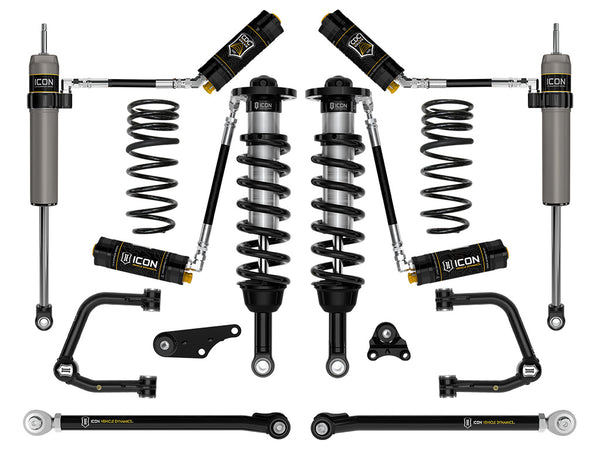 ICON 2024-2025 Toyota Tacoma 1.25-3" Lift Stage 8 Suspension System Tubular Overland Rear Springs