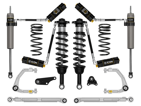 ICON 2024-2025 Toyota Tacoma 1.25-3" Lift Stage 8 Suspension System Billet Overland Rear Springs