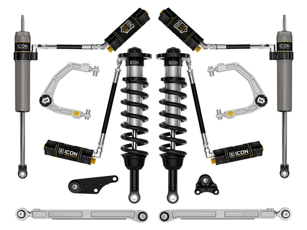 ICON 2024-2025 Toyota Tacoma 1.25-3" Lift Stage 8 Suspension System Billet