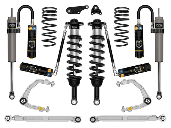 ICON 2024-2025 Toyota Tacoma 1.25-3" Lift Stage 9 Suspension System Billet Overland Rear Springs