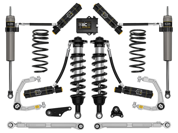 ICON 2024-2025 Toyota Tacoma 1.25-3" Lift Stage 10 Suspension System Billet Overland Rear Springs