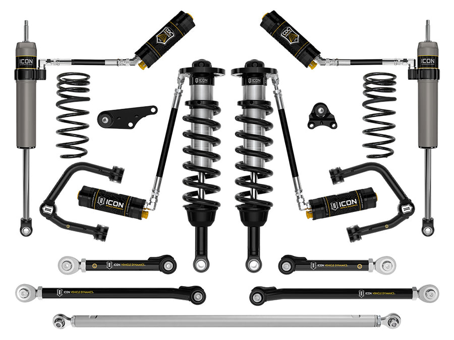 ICON 2024-2025 Toyota Tacoma 1.25-3" Lift Stage 11 Suspension System Tubular