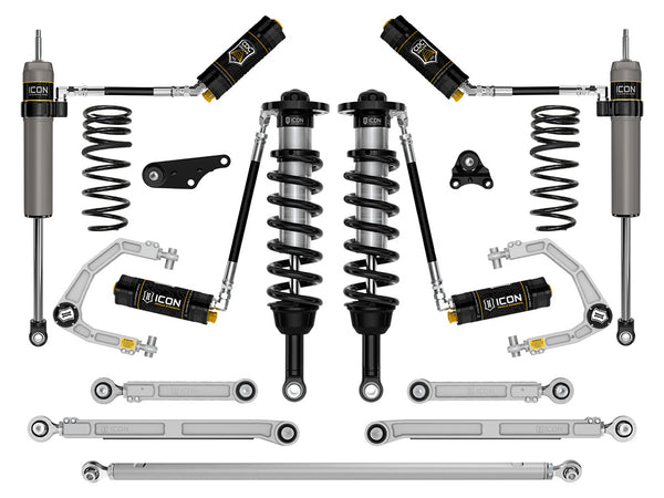 ICON 2024-2025 Toyota Tacoma 1.25-3" Lift Stage 11 Suspension System Billet